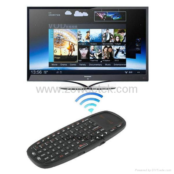 Wireless Bluetooth 3.0 Keyboard with Laser Pointer for Google TV  2