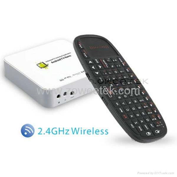 Wireless Bluetooth 3.0 Keyboard with Laser Pointer for Google TV  3