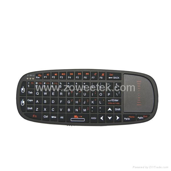 Wireless Bluetooth 3.0 Keyboard with Laser Pointer for Google TV  5