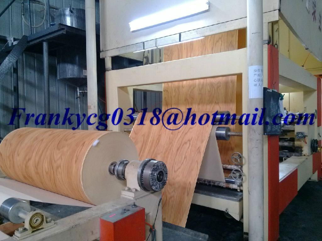 decorative printed Melamine film for MDF HPL Plywood board 2