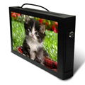 7 motion activated video display LCD advertising for retail store