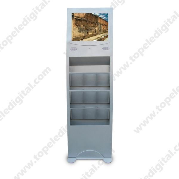 17 inch digital lcd advertising kiosk standing