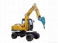 8 tons of wheel excavator ST808W 1