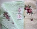Embroidered face towels 4