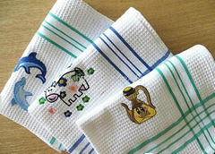 Waffle kitchen towel