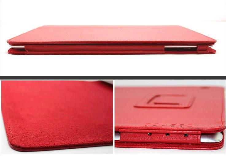  High quality auto sleep leather case for ipad2 ipad3(new ipad) and ipad4 2