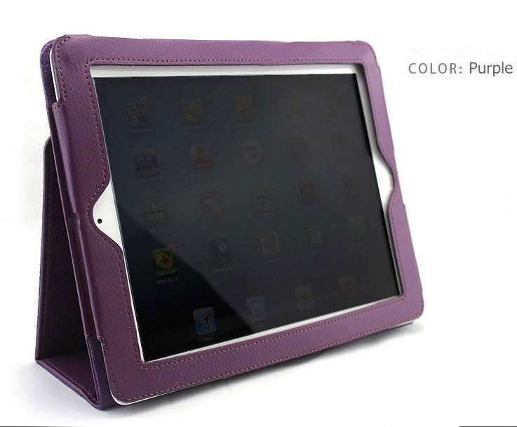  High quality auto sleep leather case for ipad2 ipad3(new ipad) and ipad4 4