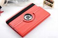 360 Degrees Rotating Stand Leather Smart Case for Apple ipad4 and ipad3 and ipad 1