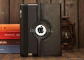 360 Degrees Rotating Stand Leather Smart Case for Apple ipad4 and ipad3 and ipad 3