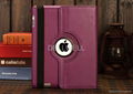 360 Degrees Rotating Stand Leather Smart Case for Apple ipad4 and ipad3 and ipad 5