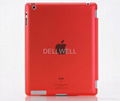 Crystal smart back cover for iPad 2 and iPad3 and iPad4 3