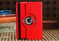 360 degree rotating standing magnetic case for iPad Mini 