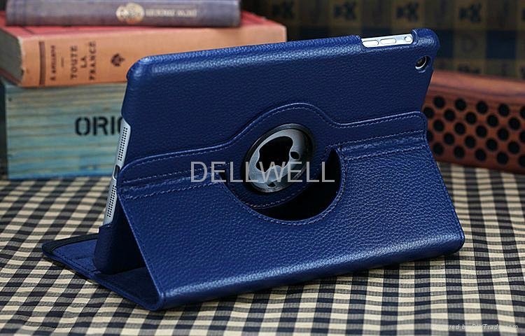 360 degree rotating standing magnetic case for iPad Mini  4