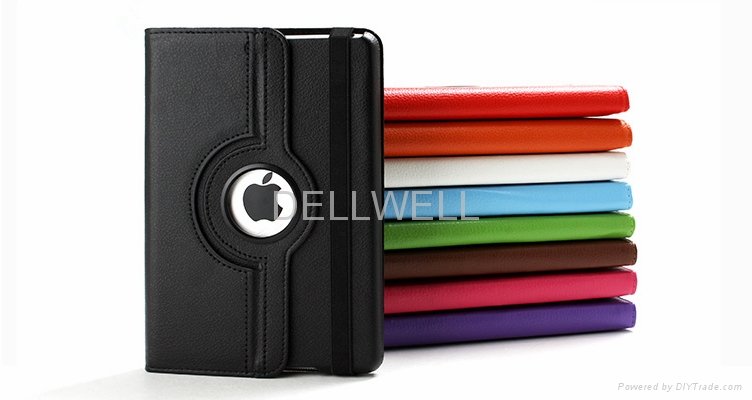 360 degree rotating standing magnetic case for iPad Mini  5