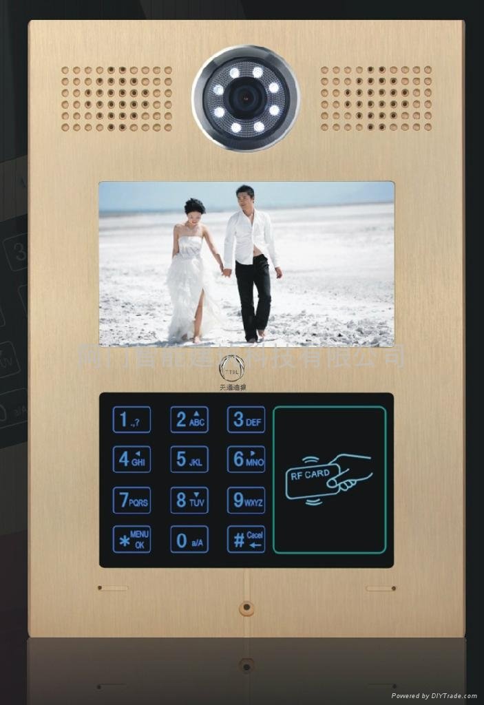 TL-880B01款數字可視對講7寸TFT-LCD屏主機