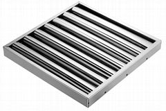 stainless steel grease baffle filter