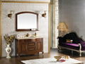 Antique Solid Wood Mirrored bathroom