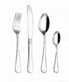 Stainless steel cutlery set for hotel restaurant use 