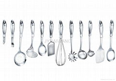  Stainless Steel Kitchenware 12pcs set with Hollow handle