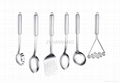 stainless steel 180 188 hanging handle kitchenware 6 pcs set 