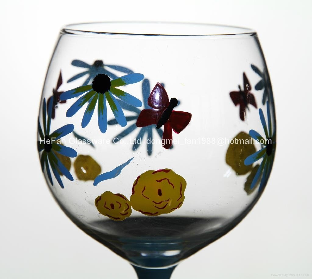 Hand Painted Glass 5