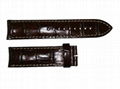 Leather watch band