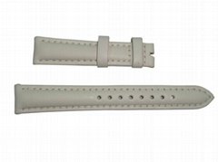 Leather watch band