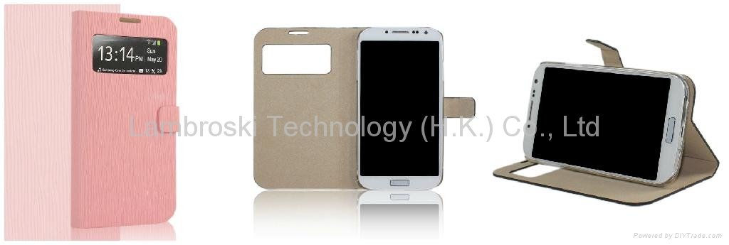 New Arrival Samsung Galaxy S4 Genuine Leather case 5