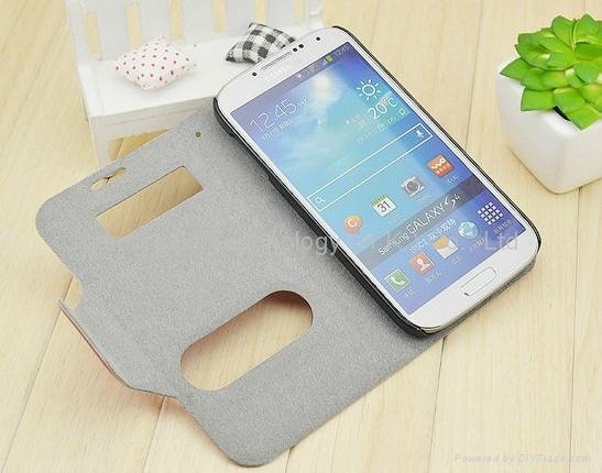 New Arrival Samsung Galaxy S4 Genuine Leather case 4