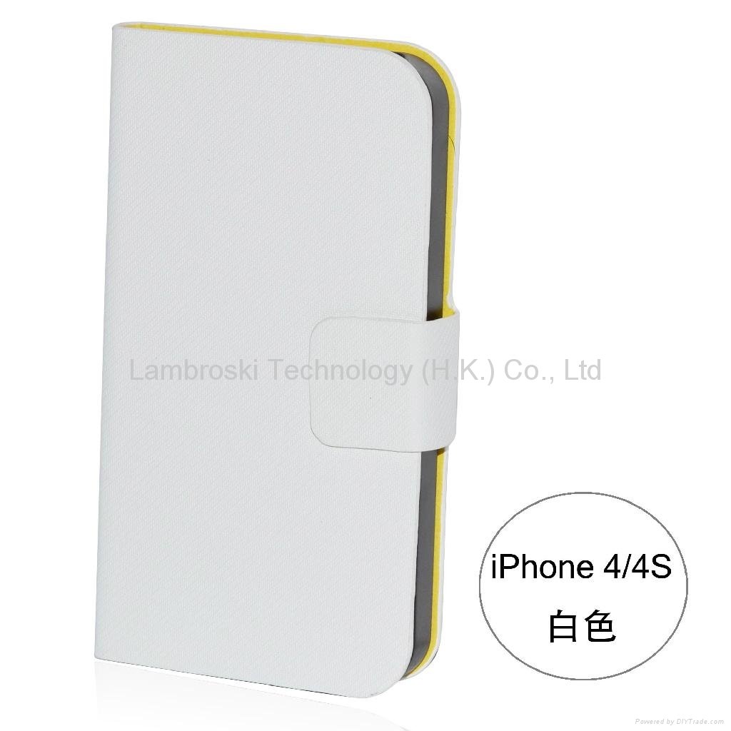 HOT SELL iPhone 5 leather case OEM is acceptable 2