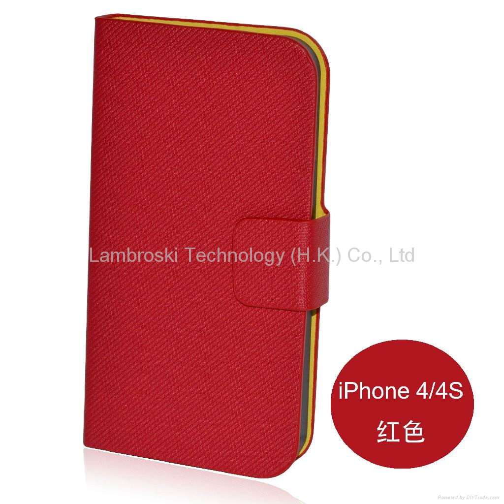 HOT SELL iPhone 5 leather case OEM is acceptable 3