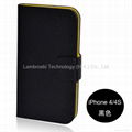 HOT SELL iPhone 5 leather case OEM is acceptable 4