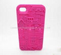 HOT SELLING 2013 3D Silicone Case for iPone 4s iPhone 5 Case OEM order is ok now 5