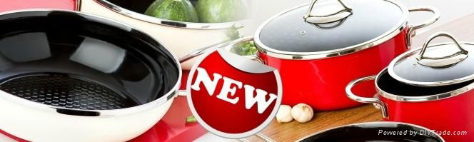 Enamel Steel Cookware Set