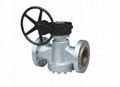 Lubricated plug valve