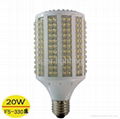 E27 B22 20w led corn light 5mm dip 360degree led lighting 330chips led spotlight 3