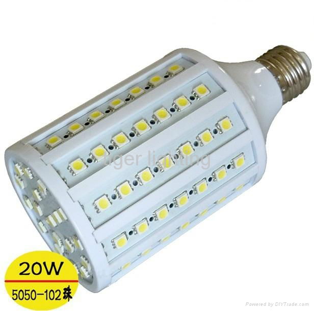  Cheap Hot Selling E27 E22 smd5050 20W led corn light warm white cold white  3