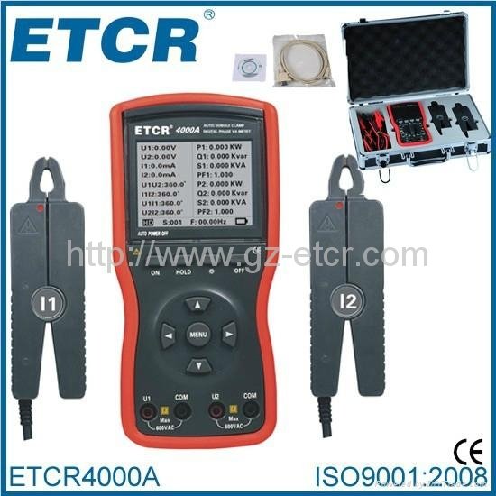 Flexible high current clamp meter ETCR9000S High//Low Voltage 0.01mA~1200A AC Current Leakage Current Clamp Meter