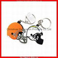Steelers 3D Soft pvc key chains 1