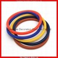 Germany style round silicone bracelet  3