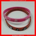 Cheapest and fashional 5MM wide silicone bracelet for friendship 4