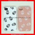 Funny silicone cell phone cases for Iphone 4/4s 2
