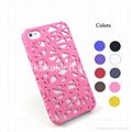 Bird Nest Design Hollow Net Hard Back Cover Case for Apple iPhone 5G 2