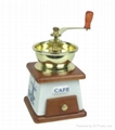 Manual wood coffee grinder mill 2