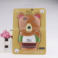 3D Cartoon Design Monnouni Bear Hard Case For iPhone 5