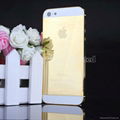 Light gold Mirror back cover for iphone