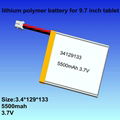 li-ion battery for tablet pc 5500mah