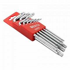 9pcs 5-Star Torx Hex Key Set 6802