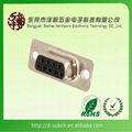 9pin female D-SUB solder type connector