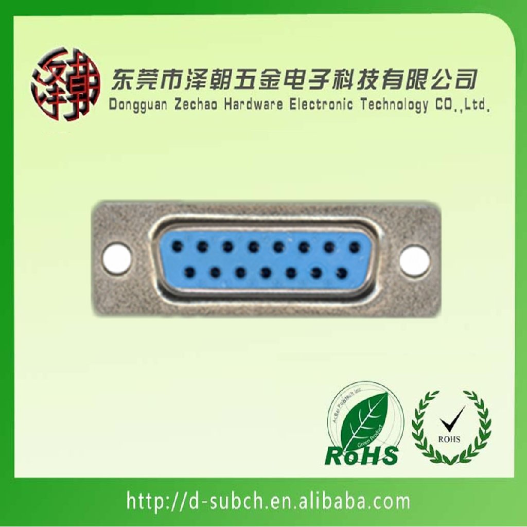 Blue rubber core series D-SUB connector